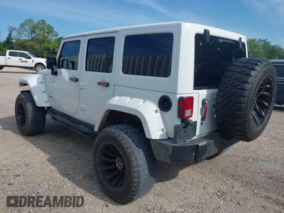 2012 Jeep Wrangler Unlimited Sahara with VIN 1C4BJWEG1CL186407, listed as a IAAI auction lot 42593848 with 178,354 mi miles and . Bid and sale history available at DreamBid. Image 3.