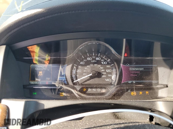 2016 Lincoln MKS с VIN 1LNHL9DK0GG601111, выставлен на аукционе Copart как лот 88354865 с пробегом 96 298 миль миль и Списание • Salvage title. История ставок и продаж доступна на DreamBid. Изображение 9.