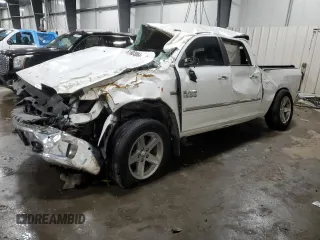 2017 Ram 1500 Big Horn with VIN 3C6RR7LT5HG505218, listed as a Copart auction lot 81803064 with 161,667 mi miles and Salvage Title. Bid and sale history available at carsss.com. Image 1.