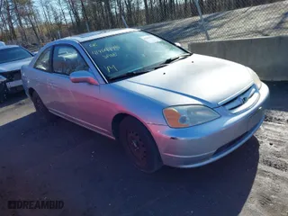 2001 Honda Civic EX with VIN 1HGEM22951L091074, listed as a IAAI auction lot 41869672 with 227,448 mi miles. Bid and sale history available at carsss.com. Image 1.