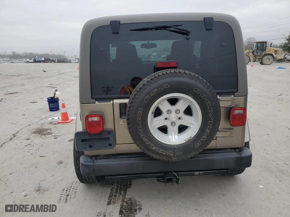 2004 Jeep Wrangler Sahara with VIN 1J4FA59S74P708844, listed as a Copart auction lot 44199865 with 109,567 mi miles and Clean Title. Bid and sale history available at carsss.com. Image 6.