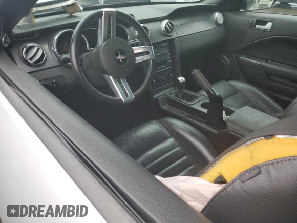 2008 Ford Mustang GT Deluxe with VIN 1ZVHT82HX85162578, listed as a Copart auction lot 61166105 with Not provided miles and Salvage title. Bid and sale history available at DreamBid. Image 8.