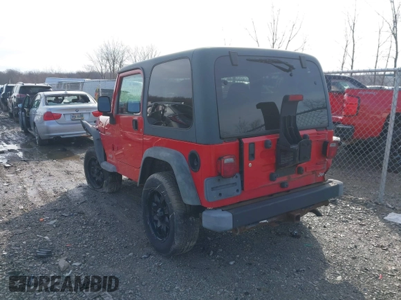 2003 Jeep Wrangler Sport with VIN 1J4FA49S53P305096, listed as a IAAI auction lot 41685209 with 165,247 mi miles. Bid and sale history available at carsss.com. Image 3.