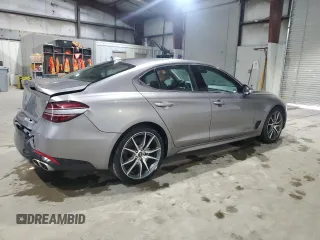 2023 Genesis G70 2.0T with VIN KMTG34TA6PU127017, listed as a Copart auction lot 77457834 with 28,324 mi miles and Clean Title. Bid and sale history available at DreamBid. Image 3.