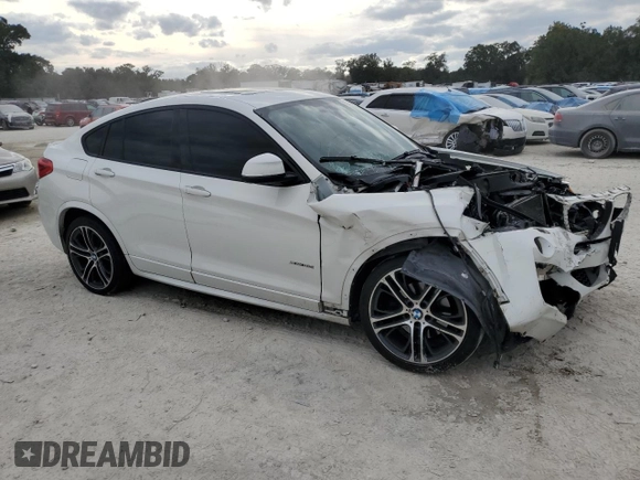2018 BMW X4 xDrive28i with VIN 5UXXW3C57J0T80573, listed as a Copart auction lot 81038214 with 100,912 mi miles and Non Repairable. Bid and sale history available at carsss.com. Image 4.