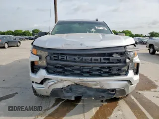 2022 Chevrolet Silverado 1500 Custom with VIN 3GCPDBEK1NG604071, listed as a Copart auction lot 54061795 with 38,961 mi miles and Salvage Title. Bid and sale history available at carsss.com. Image 5.