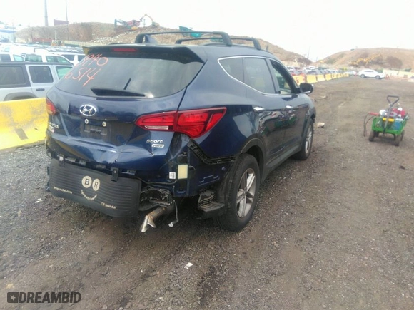 2018 Hyundai Santa Fe Sport 2.4L with VIN 5XYZUDLB8JG546833, listed as a IAAI auction lot 39406514 with 11,595 mi miles. Bid and sale history available at carsss.com. Image 4.