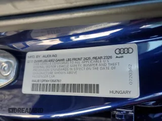 2017 Audi S3 Premium Plus z VIN WAUB1GFFXH1058761, wystawiony jako Copart lot #48205745 z przebiegiem 93 874 mil mil oraz Szkoda całkowita • Salvage title. Historia ofert i sprzedaży dostępna na DreamBid. Obrazek 12.