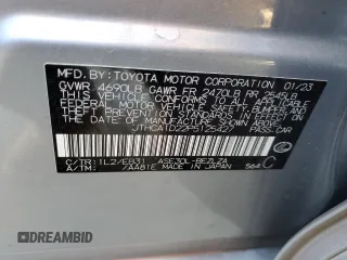 2023 Lexus IS with VIN JTHCA1D22P5125427, listed as a Copart auction lot 89403975 with 16,182 mi miles and Salvage Title. Bid and sale history available at carsss.com. Image 12.