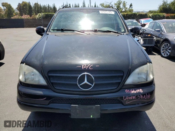 2000 Mercedes-Benz M 320/430/500 with VIN 4JGAB72EXYA193906, listed as a Copart auction lot 62025125 with 142,808 mi miles and Salvage title. Bid and sale history available at DreamBid. Image 5.