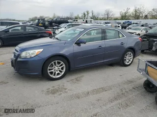 2013 Chevrolet Malibu LT with VIN 1G11C5SA8DF154157, listed as a Copart auction lot 52239295 with 176,078 mi miles and Salvage Title. Bid and sale history available at carsss.com. Image 1.