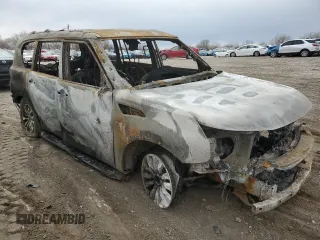 2024 Nissan Armada SV with VIN JN8AY2AC2R9196764, listed as a Copart auction lot 50215555 with 0 mi miles and Non Repairable. Bid and sale history available at carsss.com. Image 4.