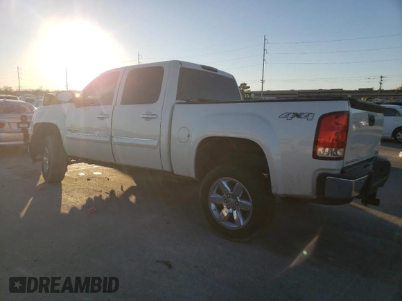 2013 GMC Sierra 1500 SLT with VIN 3GTP2WE76DG365849, listed as a Copart auction lot 46502855 with Not provided miles and Salvage title. Bid and sale history available at DreamBid. Image 2.