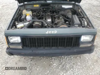 1993 Jeep Cherokee Sport with VIN 1J4FT68S4PL588241, listed as a Copart auction lot 80115884 with 204,174 mi miles and Salvage Title. Bid and sale history available at carsss.com. Image 11.