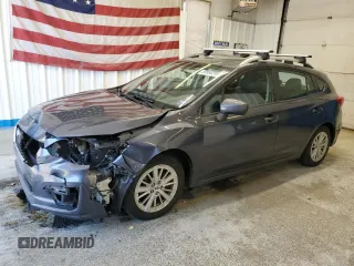 2017 Subaru Impreza Premium with VIN 4S3GTAD63H3705430, listed as a Copart auction lot 59550285 with 142,677 mi miles and Salvage title. Bid and sale history available at DreamBid. Image 1.