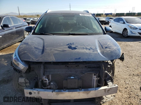 2022 Kia Niro LXS with VIN KNDCB3LC9N5537698, listed as a Copart auction lot 43872755 with 107,052 mi miles and Salvage Title. Bid and sale history available at carsss.com. Image 5.