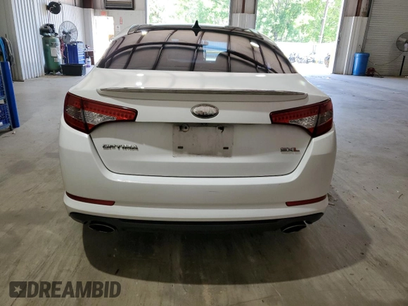 2013 Kia Optima SX with VIN 5XXGR4A64DG243653, listed as a Copart auction lot 51223135 with 137,854 mi miles and Salvage Title. Bid and sale history available at carsss.com. Image 6.