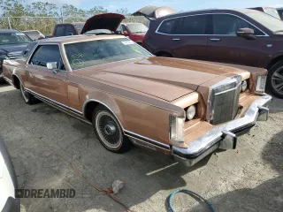 1978 Lincoln Continental with VIN 8Y89A867542, listed as a Copart auction lot 74986584 with 63,459 mi miles and Non Repairable. Bid and sale history available at DreamBid. Image 4.