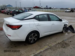 2022 Nissan Sentra SV with VIN 3N1AB8CV1NY262629, listed as a Copart auction lot 49256945 with 84,528 mi miles and Salvage Title. Bid and sale history available at carsss.com. Image 3.