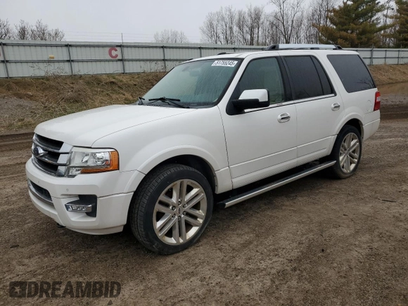 2016 Ford Expedition Limited z VIN 1FMJU2AT2GEF02305, wystawiony jako Copart lot #51755245 z przebiegiem 159 142 mil mil oraz Czysty tytuł • Clean title. Historia ofert i sprzedaży dostępna na DreamBid. Obrazek 1.