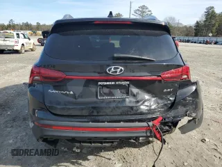 2022 Hyundai Santa Fe Limited with VIN 5NMS44AL5NH418106, listed as a Copart auction lot 88693165 with 48,256 mi miles and Salvage Title. Bid and sale history available at carsss.com. Image 6.
