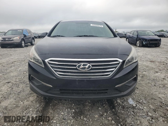 2016 Hyundai Sonata 2.4L with VIN 5NPE24AF7GH307432, listed as a Copart auction lot 54595575 with 142,395 mi miles and Clean Title. Bid and sale history available at carsss.com. Image 5.