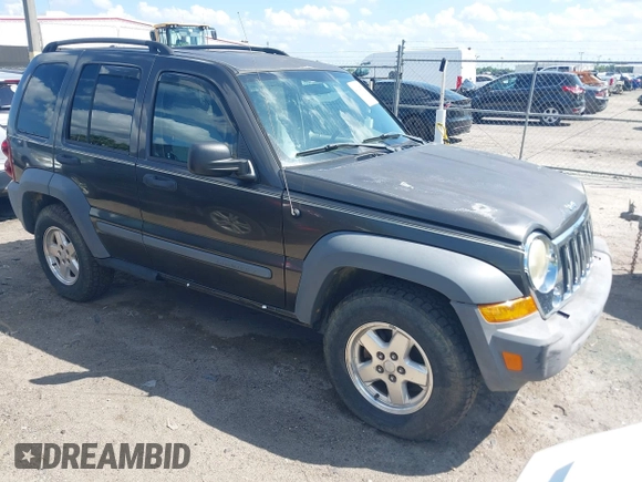 2005 Jeep Liberty Sport with VIN 1J4GL48545W655788, listed as a IAAI auction lot 41914703 with 166,899 mi miles and . Bid and sale history available at carsss.com. Image 1.