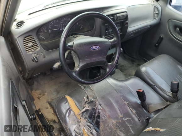 2001 Ford Ranger XL with VIN 1FTYR10C91PA46699, listed as a Copart auction lot 53172545 with 308,664 mi miles and Clean title. Bid and sale history available at DreamBid. Image 8.