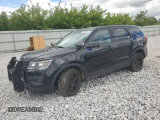 2016 Ford Police Interceptor Utility z VIN 1FM5K8AR2GGB44691, wystawiony jako Copart lot #58399765 z przebiegiem 179 557 mil mil oraz Tytuł czysty. Historia ofert i sprzedaży dostępna na DreamBid. Obrazek 1.