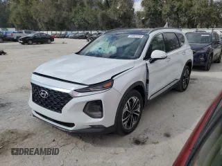2019 Hyundai Santa Fe Ultimate with VIN 5NMS53AA5KH018743, listed as a Copart auction lot 44861215 with 16,016 mi miles and Salvage Title. Bid and sale history available at carsss.com. Image 1.
