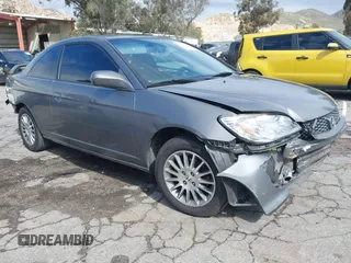 2005 Honda Civic Cpe EX with VIN 1HGEM22945L031096, listed as a IAAI auction lot 41741003 with 208,008 mi miles. Bid and sale history available at carsss.com. Image 1.