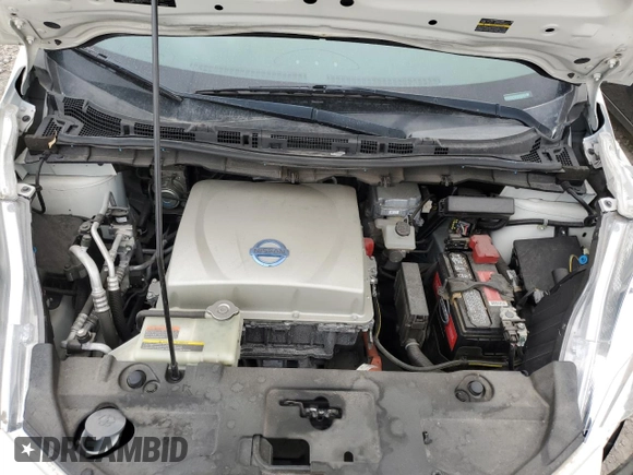 2015 Nissan LEAF SV with VIN 1N4AZ0CPXFC305179, listed as a Copart auction lot 48377205 with 101,476 mi miles and Salvage Title. Bid and sale history available at carsss.com. Image 13.