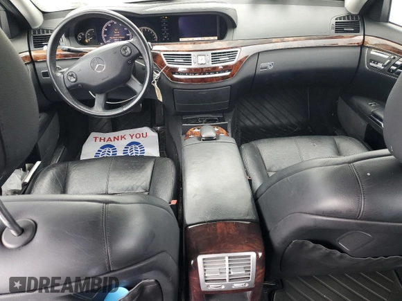 2007 Mercedes-Benz S 550 with VIN WDDNG71X07A071327, listed as a Copart auction lot 45320775 with 95,374 mi miles and Salvage Title. Bid and sale history available at DreamBid. Image 8.