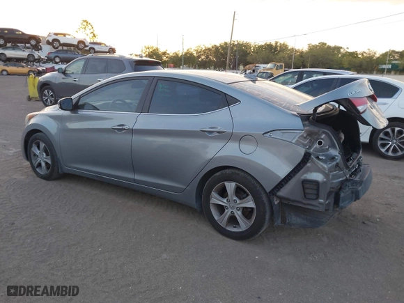 2016 Hyundai Elantra SE with VIN KMHDH4AE9GU557287, listed as a IAAI auction lot 41795124 with 112,140 mi miles. Bid and sale history available at carsss.com. Image 3.