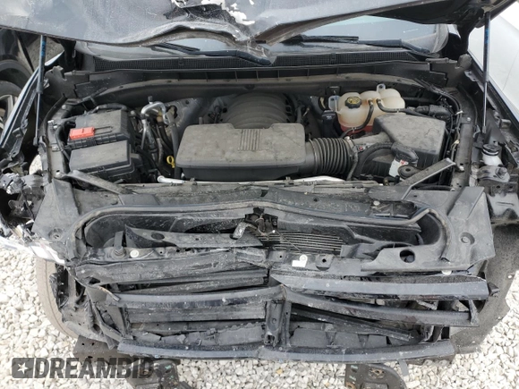 2023 Chevrolet Tahoe LT with VIN 1GNSKNKD0PR196082, listed as a Copart auction lot 45707215 with 35,736 mi miles and Salvage title. Bid and sale history available at DreamBid. Image 12.
