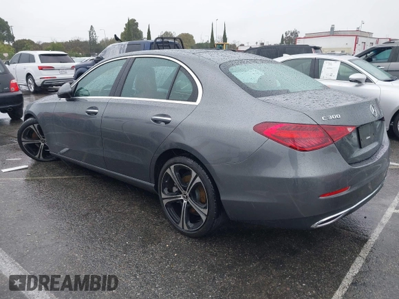 2022 Mercedes-Benz C 300 with VIN W1KAF4GB9NR018569, listed as a IAAI auction lot 38903076 with Not Provided miles and . Bid and sale history available at DreamBid. Image 3.