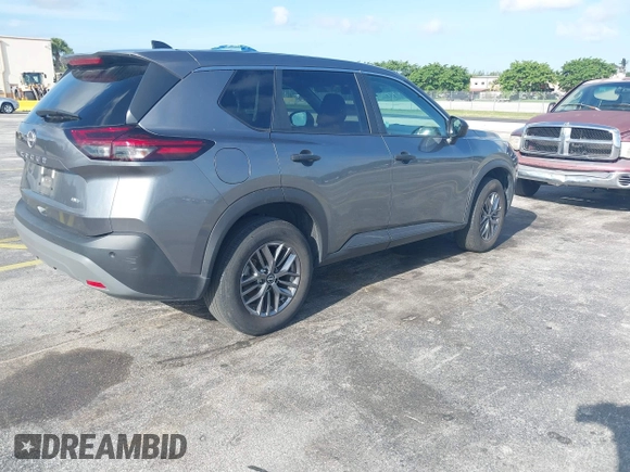 2023 Nissan Rogue S with VIN 5N1BT3AB1PC898128, listed as a IAAI auction lot 42549927 with 26,250 mi miles and . Bid and sale history available at DreamBid. Image 4.