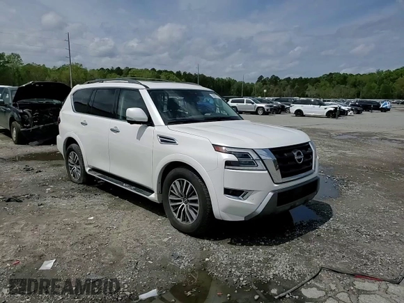 2023 Nissan Armada SL with VIN JN8AY2BC2P9180365, listed as a Copart auction lot 50867145 with 8,729 mi miles and Non Repairable. Bid and sale history available at carsss.com. Image 14.