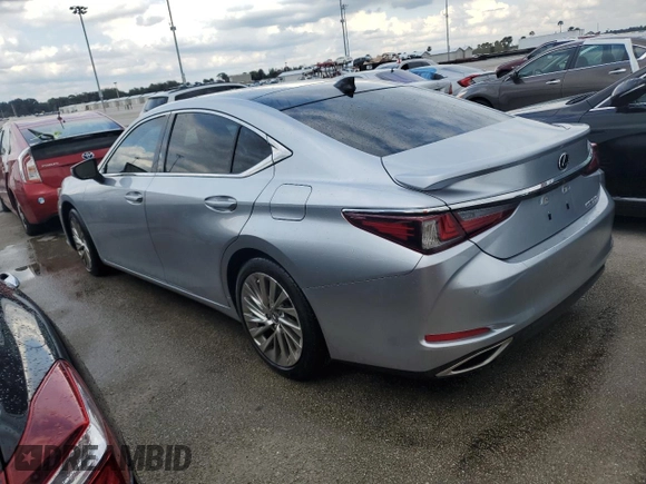 2022 Lexus ES with VIN 58AFZ1B18NU123996, listed as a Copart auction lot 74600884 with 11,788 mi miles and Salvage Title. Bid and sale history available at carsss.com. Image 2.