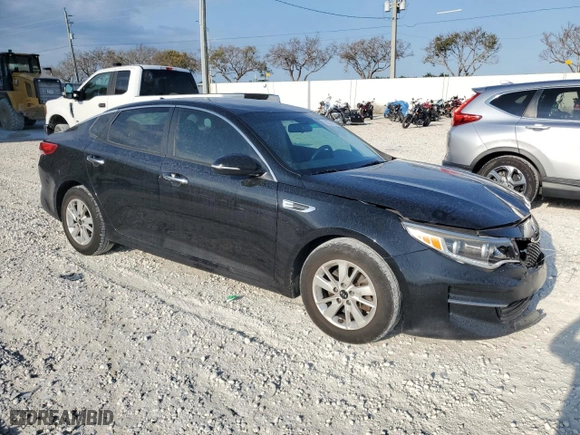 2016 Kia Optima LX with VIN 5XXGT4L30GG025198, listed as a Copart auction lot 52321105 with 150,788 mi miles and Salvage Title. Bid and sale history available at carsss.com. Image 4.