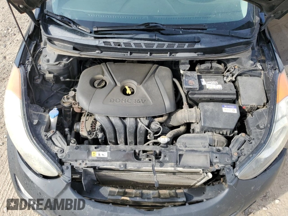 2013 Hyundai Elantra GLS with VIN 5NPDH4AE4DH250930, listed as a Copart auction lot 51010145 with 176,216 mi miles and Clean title. Bid and sale history available at DreamBid. Image 13.