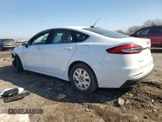 2019 Ford Fusion S with VIN 3FA6P0G76KR247850, listed as a Copart auction lot 49041185 with 189,591 mi miles and Salvage Title. Bid and sale history available at DreamBid. Image 2.
