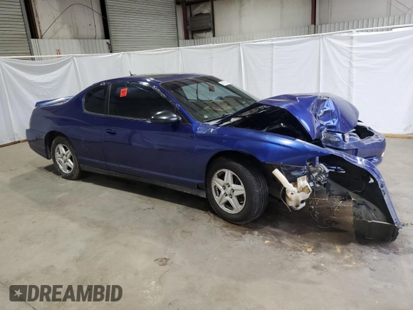 2005 Chevrolet Monte Carlo LS with VIN 2G1WW12E759263292, listed as a Copart auction lot 84728294 with 234,038 mi miles and Salvage Title. Bid and sale history available at carsss.com. Image 4.