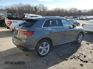 2020 Audi Q3 S line Premium with VIN WA1DECF32L1018403, listed as a Copart auction lot 49996235 with 141,608 mi miles and Clean Title. Bid and sale history available at carsss.com. Image 3.
