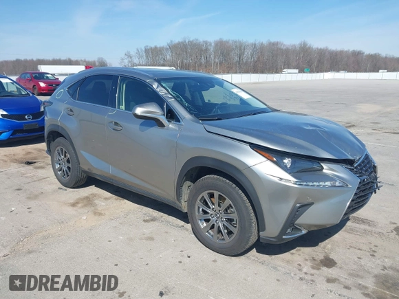 2020 Lexus NX with VIN JTJDARDZ3L2223294, listed as a IAAI auction lot 41828100 with 7,089 mi miles. Bid and sale history available at carsss.com. Image 1.