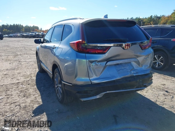 2022 Honda CR-V Touring with VIN 7FARW2H95NE048255, listed as a IAAI auction lot 40594748 with 76,724 mi miles. Bid and sale history available at carsss.com. Image 3.