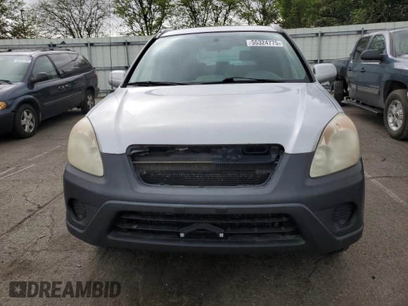 2005 Honda CR-V EX with VIN SHSRD78875U341752, listed as a Copart auction lot 55324775 with 220,012 mi miles and Clean Title. Bid and sale history available at DreamBid. Image 5.