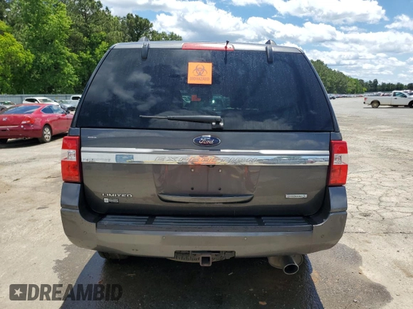 2017 Ford Expedition Limited с VIN 1FMJU1KT6HEA32175, выставлен на аукционе Copart как лот 56125555 с пробегом Не указан миль и Списание • Salvage title. История ставок и продаж доступна на DreamBid. Изображение 6.