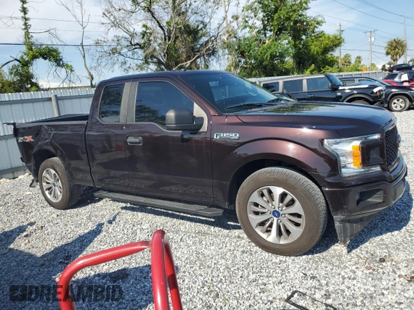 2018 Ford F-150 XL with VIN 1FTEX1CP3JFB09258, listed as a Copart auction lot 65053095 with 72,279 mi miles and Clean title. Bid and sale history available at DreamBid. Image 4.