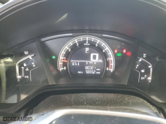 2017 Honda CR-V LX with VIN 7FARW5H38HE006955, listed as a Copart auction lot 84909894 with 180,321 mi miles and Salvage Title. Bid and sale history available at carsss.com. Image 9.